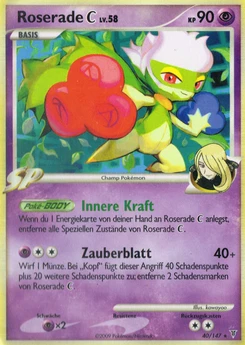 Pokémon-Karte Roserade C 040/147