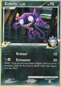 Pokémon-Karte Zobiris G 041/147