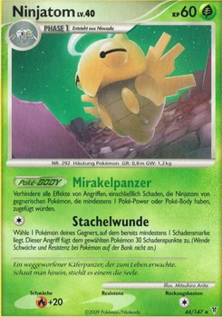 Pokémon-Karte Ninjatom 044/147