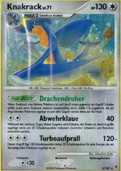 Pokémon-Karte Knakrack 005/147