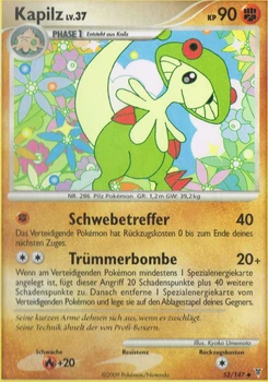 Pokémon-Karte Kapilz 052/147