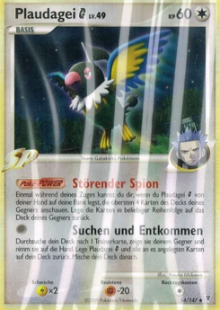 Pokémon-Karte Plaudagei G 054/147