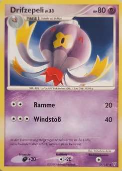 Pokémon-Karte Drifzepeli 057/147