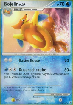 Pokémon-Karte Bojelin 058/147