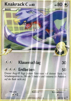 Pokémon-Karte Knakrack C 060/147