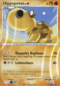 Pokémon-Karte Hippopotas 061/147