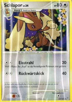 Pokémon-Karte Schlapor 063/147