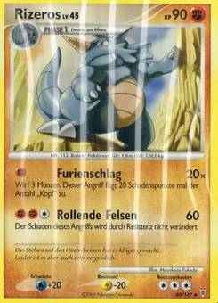 Pokémon-Karte Rizeros 080/147