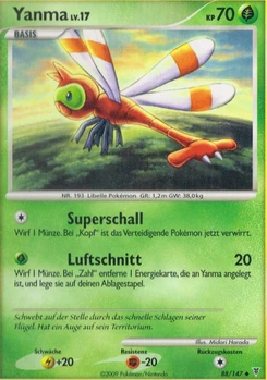 Pokémon-Karte Yanma 088/147
