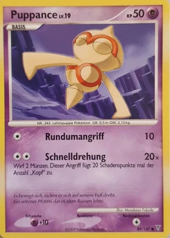Pokémon-Karte Puppance 089/147