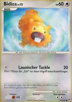 Pokémon-Karte Biditza 091/147