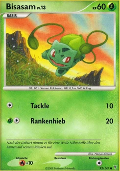 Pokémon-Karte Bisasam 093/147