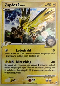 Pokémon-Karte Zapdos G 012/099