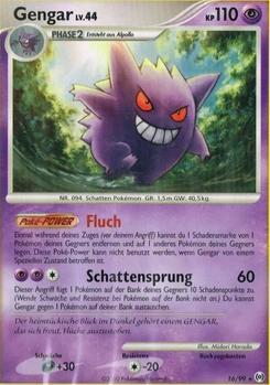 Pokémon-Karte Gengar 016/099