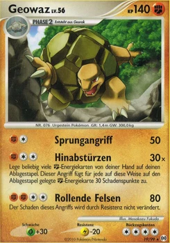 Pokémon-Karte Geowaz 019/099
