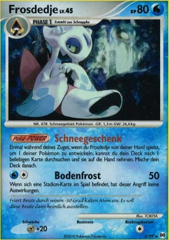 Pokémon-Karte Frosdedje 002/099