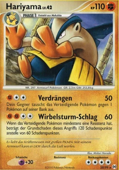 Pokémon-Karte Hariyama 020/099