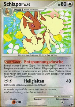 Pokémon-Karte Schlapor 021/099