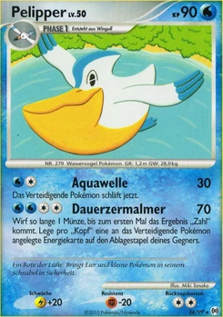 Pokémon-Karte Pelipper 024/099