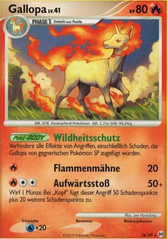 Pokémon-Karte Gallopa 028/099
