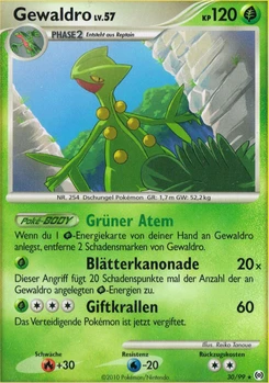 Pokémon-Karte Gewaldro 030/099