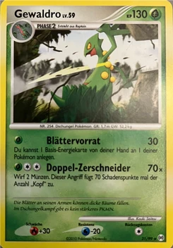 Pokémon-Karte Gewaldro 031/099