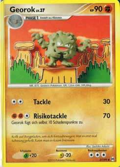Pokémon-Karte Georok 037/099