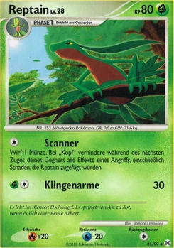 Pokémon-Karte Reptain 038/099
