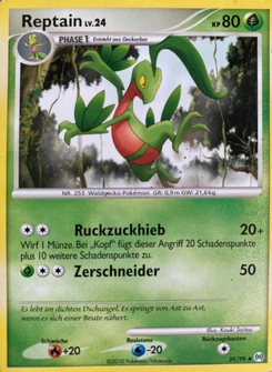 Pokémon-Karte Reptain 039/099