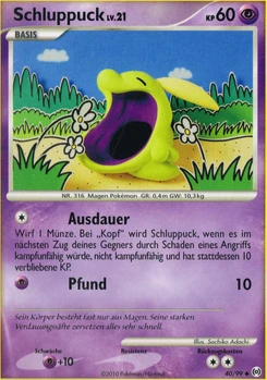 Pokémon-Karte Schluppuck 040/099