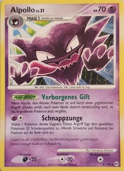 Pokémon-Karte Alpollo 041/099