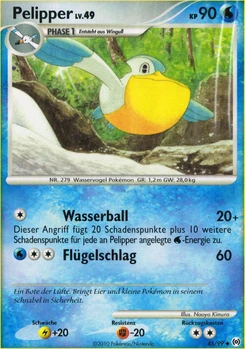 Pokémon-Karte Pelipper 045/099