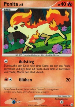 Pokémon-Karte Ponita 046/099