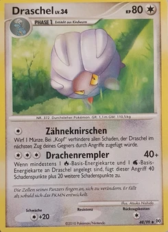 Pokémon-Karte Draschel 048/099
