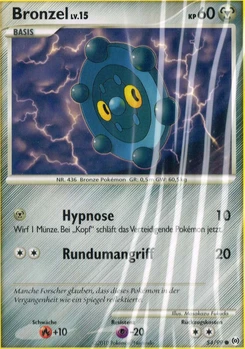 Pokémon-Karte Bronzel 054/099