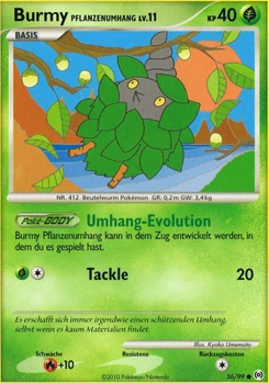 Pokémon-Karte Burmy Pflanzenumhang 056/099