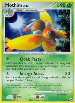 Pokémon-Karte Moterpel 006/099