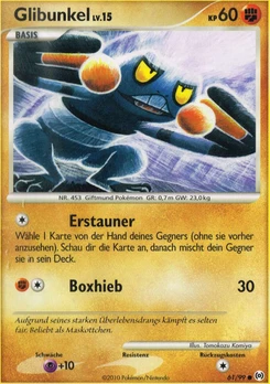 Pokémon-Karte Glibunkel 061/099