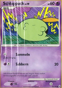 Pokémon-Karte Schluppuck 066/099