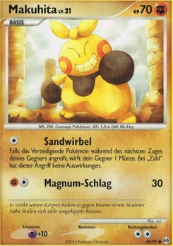 Pokémon-Karte Makuhita 068/099
