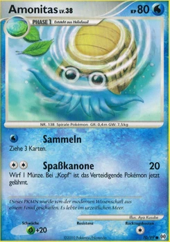 Pokémon-Karte Amonitas 070/099