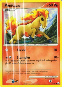 Pokémon-Karte Ponita 072/099