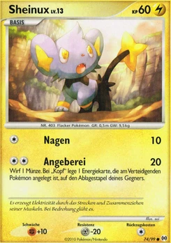 Pokémon-Karte Sheinux 074/099