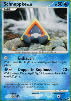 Pokémon-Karte Schneppke 075/099