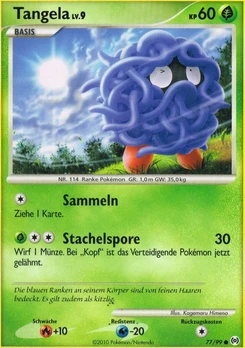 Pokémon-Karte Tangela 077/099