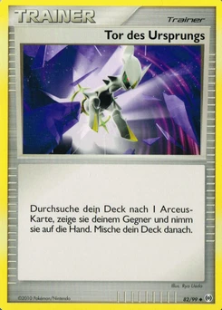 Pokémon-Karte Tor des Ursprungs 082/099
