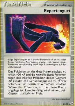 Pokémon-Karte Expertengurt 087/099
