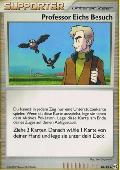 Pokémon-Karte Professor Eichs Besuch 090/099