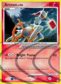 Pokémon-Karte Arceus AR3
