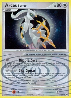 Pokémon-Karte Arceus AR5